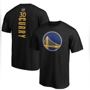 Men’s Golden State Warriors Stephen Curry Black Backer T-shirt